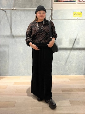 「アイテム（ママ＆ベビー）」を使った、ria0079さん（レディース・163cm）の冬コーディネート