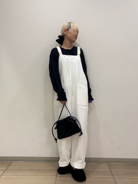 「アイテム（サロペット/オーバーオール）」を使った、リロさん（骨格ウェーブ・レディース・161cm）の秋コーディネート