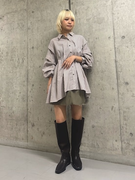 「kbf_ootd」｜リロさん（レディース・161cm）の秋コーディネート