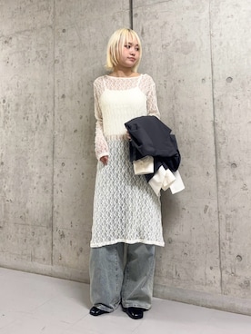 リロさん(レディース・161cm)の春コーディネート