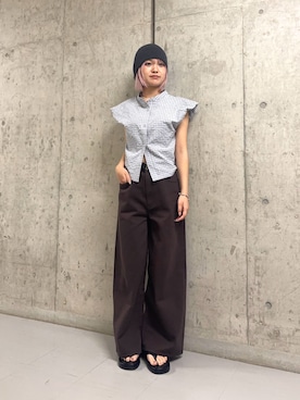 リロさん（レディース・161cm）の夏コーディネート