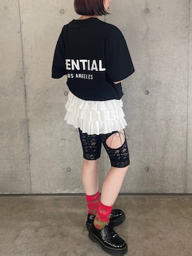 「FOG ESSENTIALS（エフオージーエッセンシャルズ）のアイテム」を使った、ayaさん（レディース・159cm）の夏コーディネート