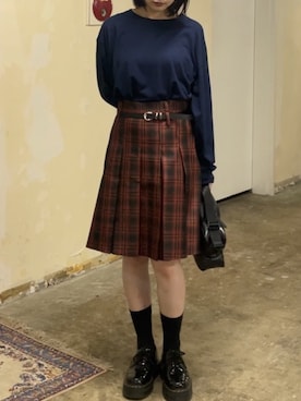 「アイテム（ドレスシューズ）」を使った、ayaさん（レディース・160cm）の秋コーディネート