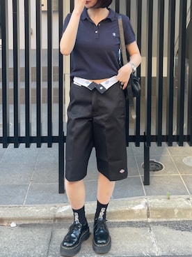 「アイテム（チノパンツ）」を使った、ayaさん（レディース・160cm）の夏コーディネート