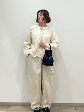 「アイテム（その他雑貨）」を使った、rikaさん（レディース・161cm）の秋コーディネート