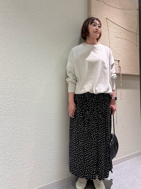 「かぐれ（カグレ）のアイテム（バッグ）」を使った、rikaさん（レディース・161cm）の春コーディネート