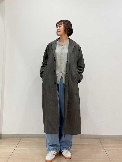 ■美品 かぐれ ドライコットンVネック ニット カーディガン ドライコットンVネックカーディガン（ニット/セーター）｜かぐれ