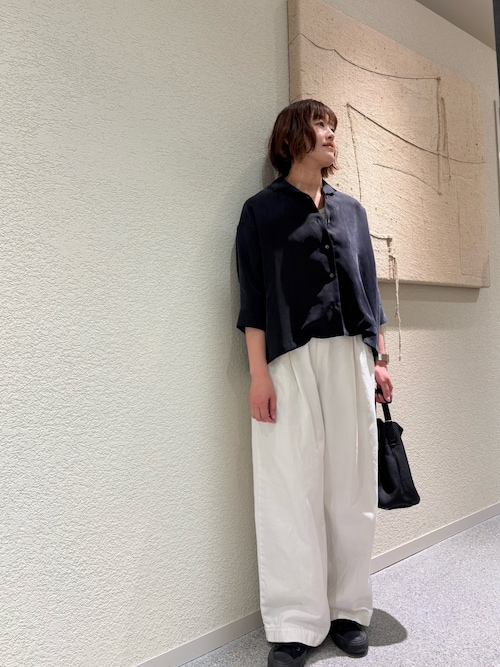 ホワイトデニムワイドパンツ（その他パンツ）｜かぐれ（カグレ）の