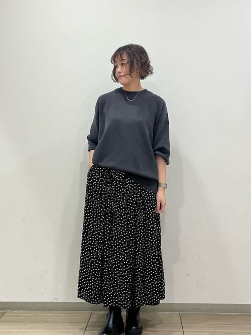 ドットギャザースカート（スカート）｜かぐれ（カグレ）の