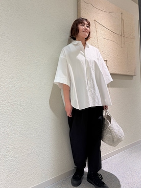 「かぐれ（カグレ）のアイテム（バッグ）」を使った、rikaさん（レディース・161cm）の春コーディネート