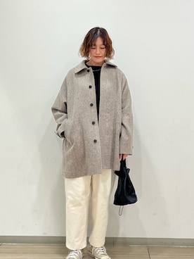 「アイテム（その他雑貨）」を使った、rikaさん（レディース・161cm）の秋コーディネート