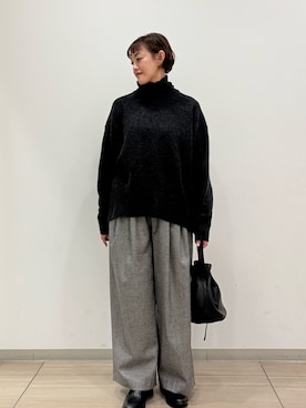 「アイテム（その他雑貨）」を使った、rikaさん（レディース・161cm）の冬コーディネート