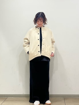 「かぐれ」｜「アイテム（スウェット）」を使った、rikaさん（レディース・161cm）の秋コーディネート