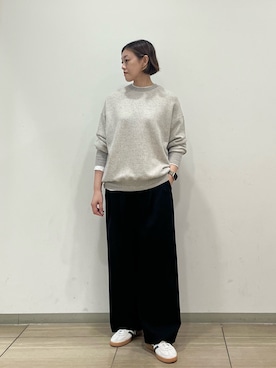 「アイテム（スウェット）」を使った、rikaさん（レディース・161cm）の秋コーディネート