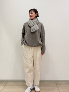 「アイテム（その他トップス）」を使った、rikaさん（レディース・161cm）の冬コーディネート