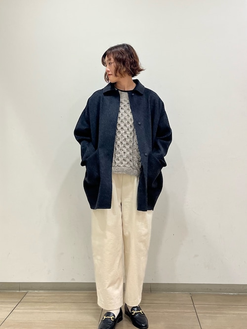 ウールステンカラーショートコート（その他アウター）｜かぐれ（カグレ