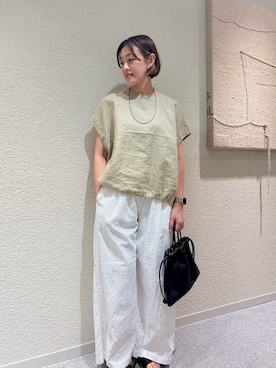 「かぐれ（カグレ）のアイテム（その他パンツ）」を使った、rikaさん（レディース・161cm）の夏コーディネート