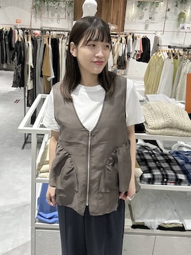 かとちゃんさん(レディース・154cm)の春コーディネート