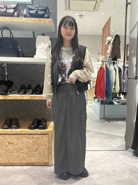 「アイテム（ソックス/靴下）」を使った、かとちゃんさん（レディース・154cm・20代）の秋コーディネート