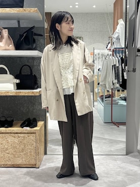 かとちゃんさん（レディース・154cm）の春コーディネート