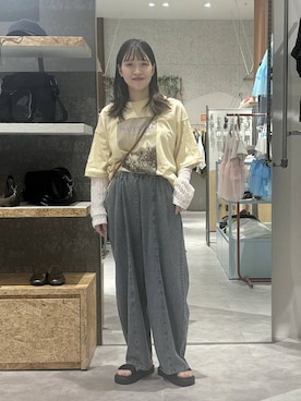 かとちゃんさん(レディース・154cm)の春コーディネート