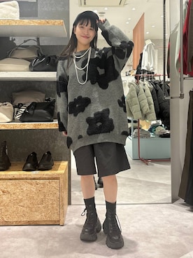 「アイテム（キャップ）」を使った、かとちゃんさん（レディース・154cm・30代）の秋コーディネート