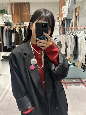 「アイテム（雑貨/ホビー）」を使った、かとちゃんさん（レディース・154cm）の秋コーディネート