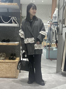 かとちゃんさん（レディース・154cm）の春コーディネート