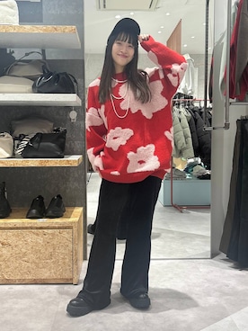 かとちゃんさん(レディース・154cm)の冬コーディネート