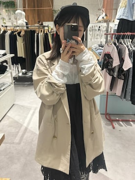 かとちゃんさん（レディース・154cm）の春コーディネート