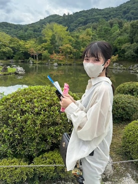 かとちゃんさん（レディース・154cm）の秋コーディネート