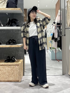 「LEPSIM（レプシィム）のアイテム」を使った、かとちゃんさん（レディース・154cm）の春コーディネート