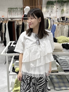 かとちゃんさん（レディース・154cm）の春コーディネート