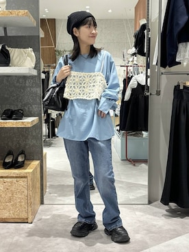 かとちゃんさん(レディース・154cm)の冬コーディネート