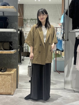 かとちゃんさん（レディース・154cm）の春コーディネート