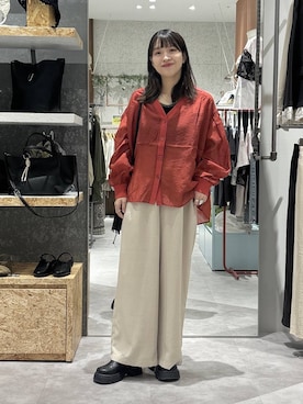 かとちゃんさん（レディース・154cm）の春コーディネート