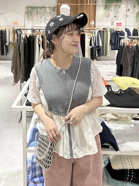 かとちゃんさん（レディース・154cm）の春コーディネート