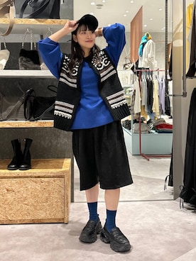 「アイテム（レッグウェア）」を使った、かとちゃんさん（レディース・154cm・20代）の秋コーディネート