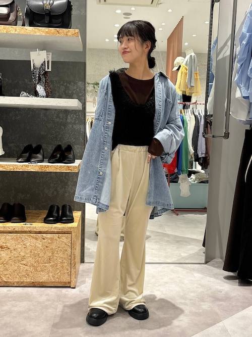 イージーベロアパンツ　573184