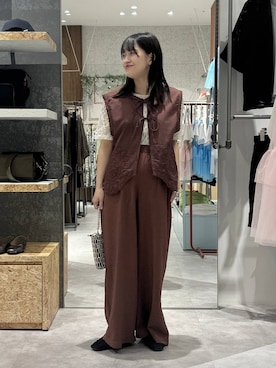 かとちゃんさん（レディース・154cm）の春コーディネート