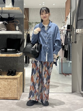 かとちゃんさん（レディース・154cm）の春コーディネート