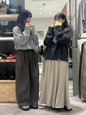 「アイテム（ネックレス）」を使った、かとちゃんさん（レディース・154cm・30代）の冬コーディネート