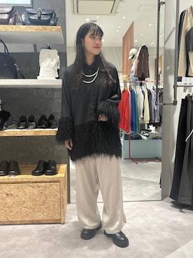 かとちゃんさん（レディース・154cm）の秋コーディネート