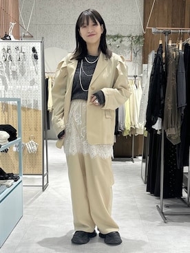 かとちゃんさん（レディース・154cm）の春コーディネート