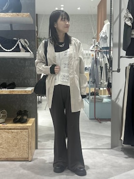 かとちゃんさん（レディース・154cm）の春コーディネート