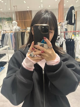 かとちゃんさん（レディース・154cm）の冬コーディネート