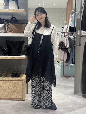 かとちゃんさん（レディース・154cm）の春コーディネート