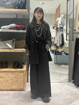 「アイテム（テーラードジャケット）」を使った、かとちゃんさん（レディース・154cm・30代）の秋コーディネート