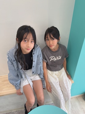 yurimari1118さん（キッズ・140cm）の夏コーディネート