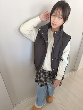 yurimari1118さん（キッズ・131cm）の冬コーディネート